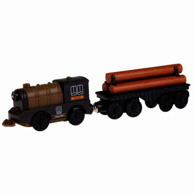 Игровой набор InterCity железная дорога Лесовоз 1toy Т24157 3