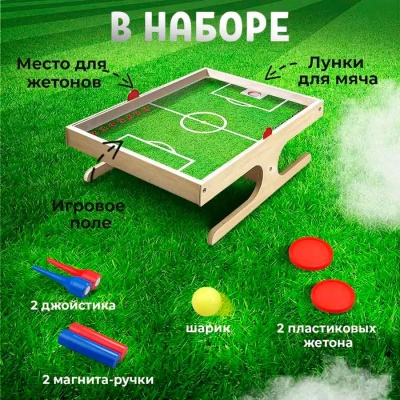 Игра настольная Магнитный футбол ТриЦ 4606088021584 3