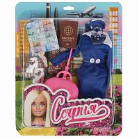 Аксессуары для кукол 29 см набор для Софии стюардесса Карапуз ACJ04-S-BB