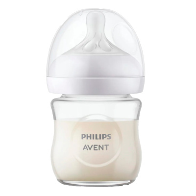Бутылочка для кормления Avent Natural Response 120 мл стекло от 0 месяцев Avent SCY930/01 1