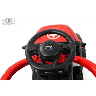 Детский электромобиль RiverToys G003GG красный