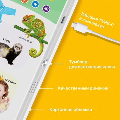 Интерактивная книга Большая Нажималка Первые знания BertToys FD150