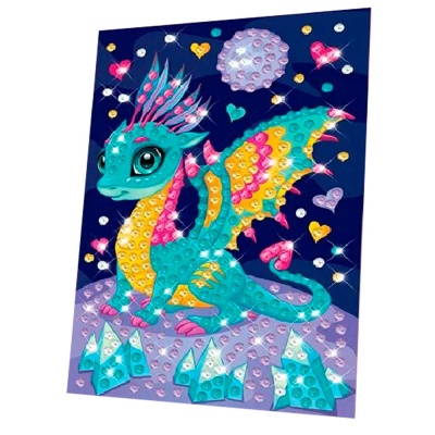 Набор для творчества Дракон картина из пайеток Ranok 13100488Р 1 Набор для творчества Дракон картина из пайеток Ranok 13100488Р 1