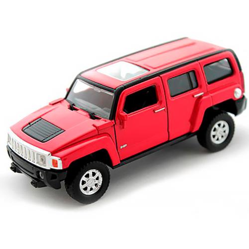 Машинка инерционная Hummer H3 масштаб 1:38 Welly 43629W фото 3