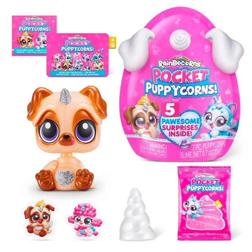 Игровой набор сюрприз Rainbocorns Pocket Puppycorn Zuru 9285 фото 3