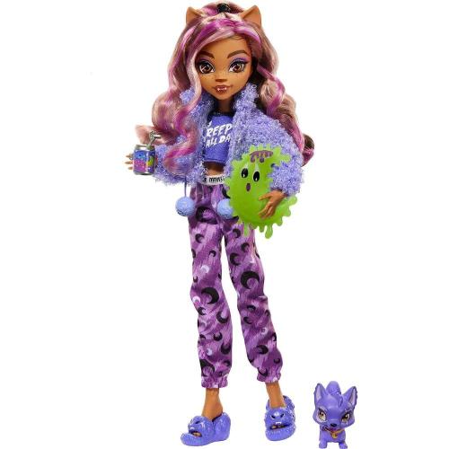 Кукла Monster High Клодин Вульф Пижамная вечеринка Mattel HKY67 фото 3