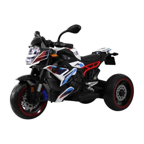 Детский электротрицикл RiverToys K808AM белый