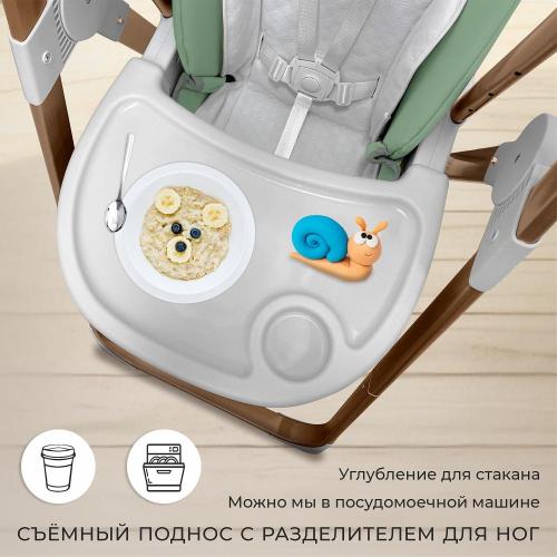Стульчик для кормления - электрокачели Sweet Baby Fiesta 426868 Gold Green фото 10