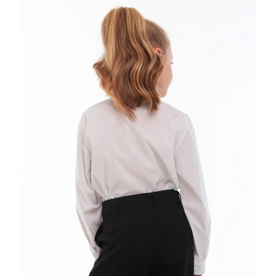 Рубашка школьная для девочки Синяя Мода W1515B-G39 белая 3