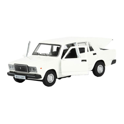 Игрушка машинка металлическая ваз-2107 Жигули Технопарк 2107-12-WH 2