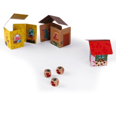 Игра настольная Три поросенка и серый волк Jonod J02702