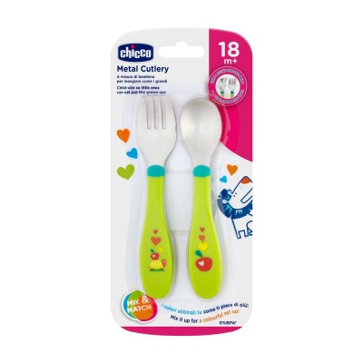 Набор для кормления Metal Cutlery Chicco 340624054