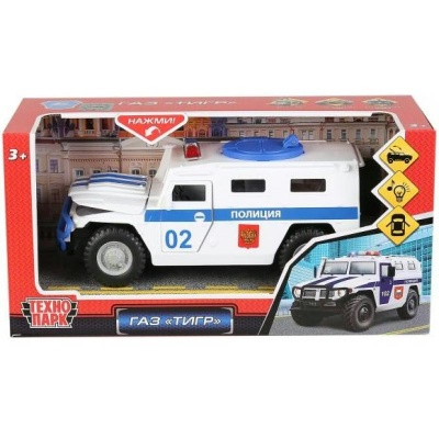 Игрушка Машина ГАЗ Тигр полиция Технопарк CT12-392-N-3 1