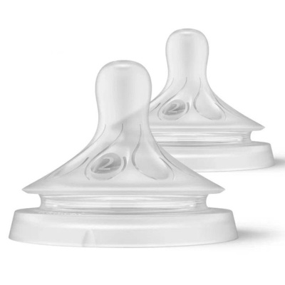 Соска  силиконовая Natural Response с медленным потоком 2 шт. Philips Avent SCY962/02 1 Соска  силиконовая Natural Response с медленным потоком 2 шт. Philips Avent SCY962/02 1