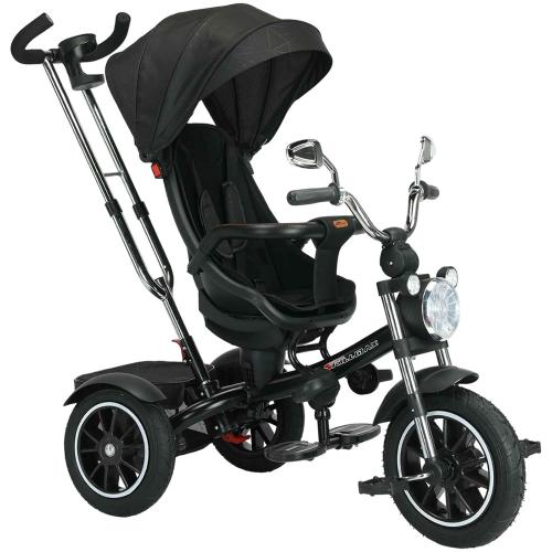 Детский трёхколёсный велосипед Skillmax 5199GP black stripe фото 2