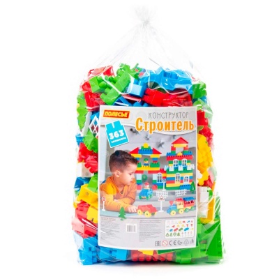 Конструктор Строитель 363 элемента Полесье 36148 4