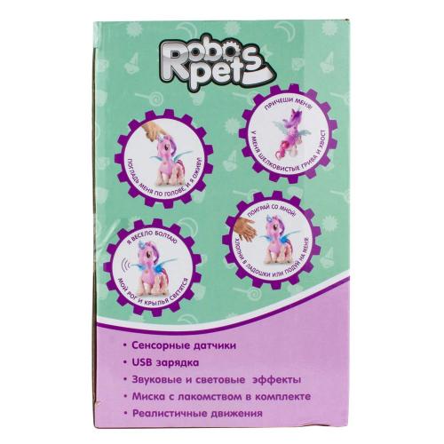 Интерактивная игрушка Робо Единорог бело розовый 1toy Т16802 фото 3