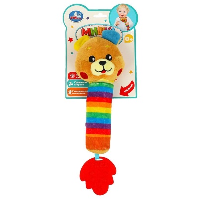 Погремушка-пищалка Мишка Умка M-01