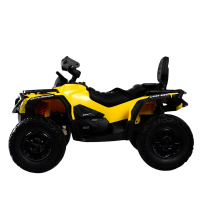 Детский электроквадроцикл BRP Can-Am Outlander RiverToys Y888YY желтый 2