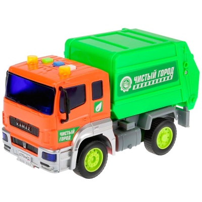 Инерционная машинка Камаз Мусоровоз Технопарк KAM-17PL-GAR