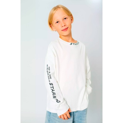 Лонгслив для мальчика Deloras DLS 55452 молочный 4