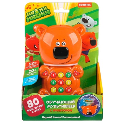 Обучающий мультиплеер с проектором Ми-ми-мишки Умка HT802-R