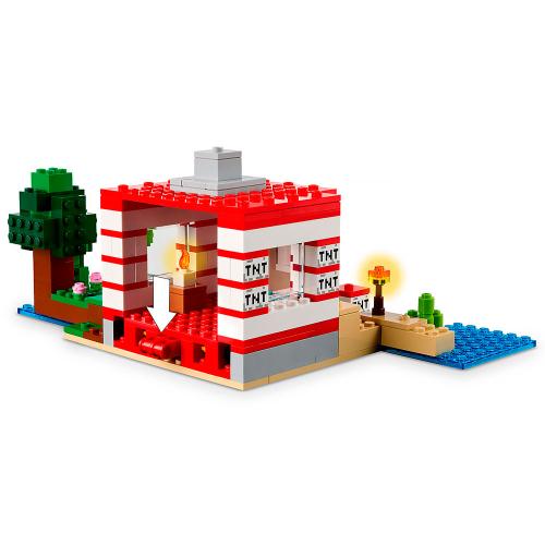 Конструктор Lego Minecraft 21275 Дом в джунглях TNT фото 2