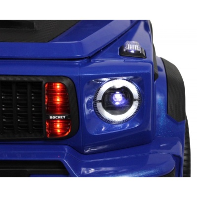 Детский электромобиль RiverToys Z999ZZ синий 05