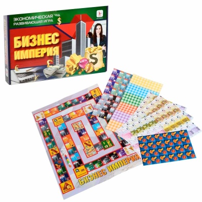 Настольная игра Бизнес Империя экономическая Наша игрушка Р2244