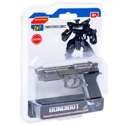 Трансформер 2в1 Bondibot Робот-пистолет Беррета M92 Bondibon ВВ5905 5