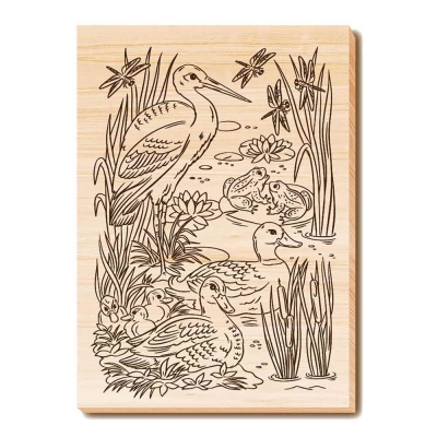 Набор досок для выжигания и росписи Животный мир Десятое Королевство 04956 3