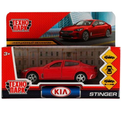 Машинка  металлическая  Kia Stinger Технопарк STINGER-12-RD фото 5