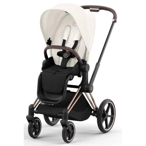 Коляска 2 в 1 Cybex Priam IV Rosegold Off White фото 12