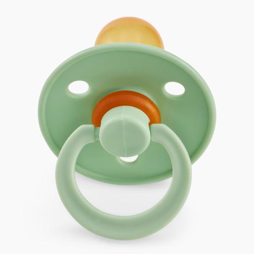 Соска пустышка латексная 6-18 месяцев Happy Baby 13039 light green фото 3