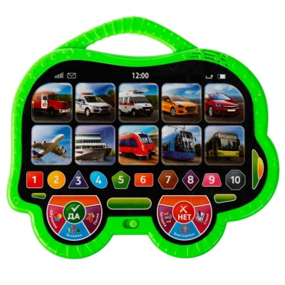 Обучающий планшет Синий Трактор Все о транспорте Умка HT1065-R1