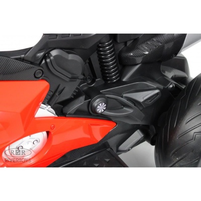 Детский электромотоцикл RiverToys М777БХ красный