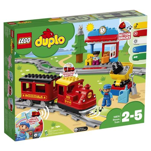 Конструктор Lego Duplo 10874 Поезд на паровой тяге фото 2