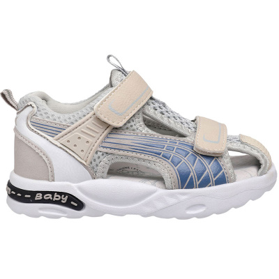 Сандалии Flamingo 261S-Z3-6921 бежевый/синий 2