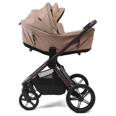 Коляска 2 в 1 Peppy Soho Sand рама шоколад 05