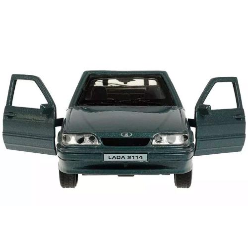 Машина металлическая инерционная Lada 2114 Samara 12 см Технопарк 2114-12-GY фото 3