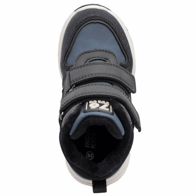 Ботинки детские Indigo Kids 55-0010B2 cерый-синий 5