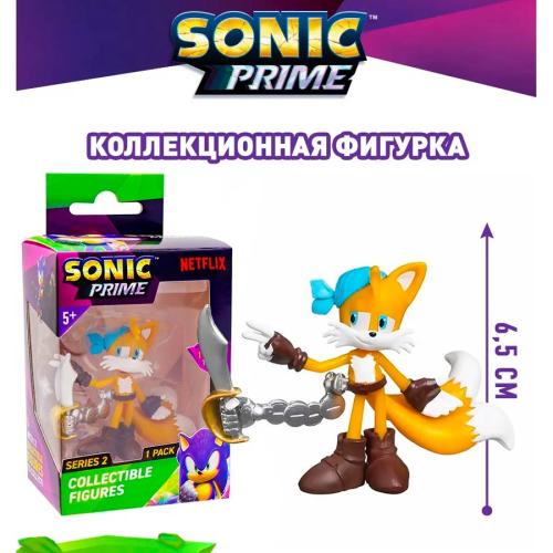 Фигурка Тейлз пират Sonic Prime 6.5 см 2 серия PMI SON2212E фото 3