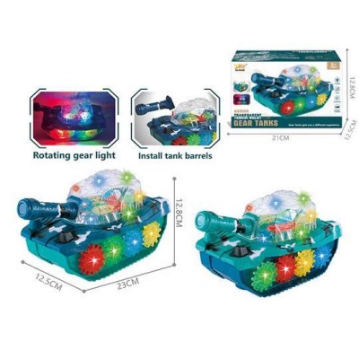 Игрушка Танк прозрачный 1toy 201032731