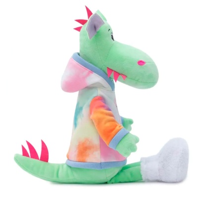 Мягкая игрушка Символ года 2024 Дракон Лайм в толстовке Kult of toys 2