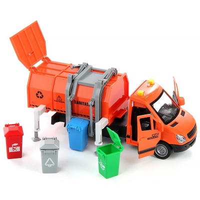 Автомобиль Мусоровоз инерционный свет звук Veld Co 118478 2