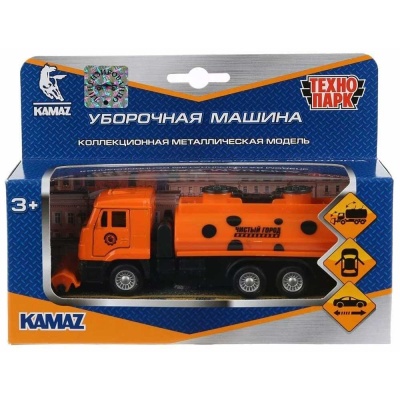 Машинка металлическая Камаз Уборочная машина Технопарк SB-16-74-B2-WB 4