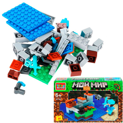 Конструктор Мой мир Город мастеров Горка с шариками 62180-CY 2