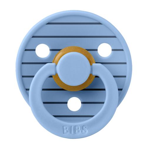 Пустышка латексная Bibs Studio Colour Pin от 6 месяцев Bibs 20015230 Sky Blue