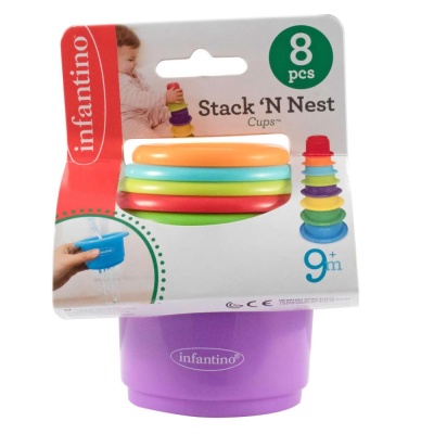 Игровой набор Цветные стаканчики Infantino 216270