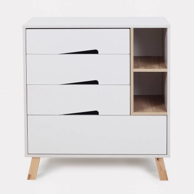 Комод пеленальный с органайзером Rant Lago Pro 800/4 Crystal Beige